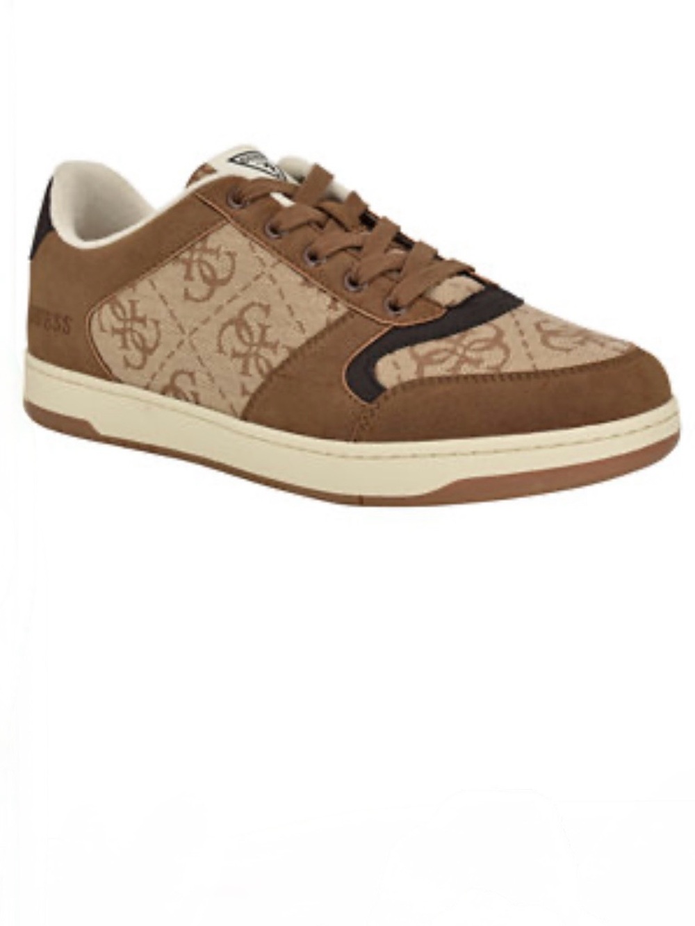 Guess Men’s Tinsel Branded Low-Top Sneaker Size 12